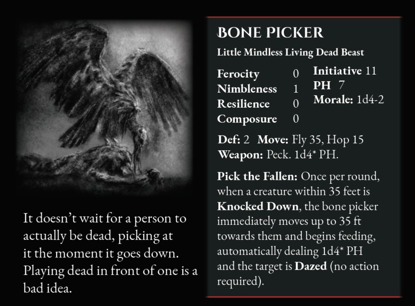 Bone Picker stat block