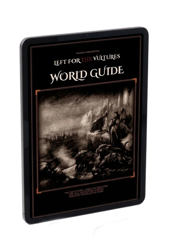 The Umbraeth World Guide on a tablet